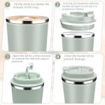 Reusable Insulated Travel Coffee Mug - 17oz