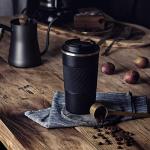 YINJOYI Insulated Stainless Steel Travel Coffee Mug