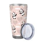 Panda Stainless Steel Insulated Travel Mug 20oz