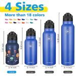 Kids Insulated Water Bottle with Straw - 12oz
