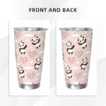 Panda Stainless Steel Insulated Travel Mug 20oz