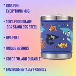 Kids Shark 3D Stainless Steel Mug with Lids