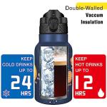 Kids Insulated Water Bottle with Straw - 12oz