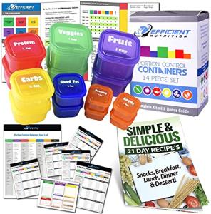 Color-Coded Portion Control Containers Kit