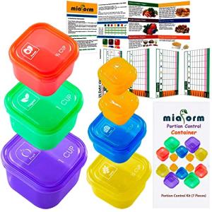 21-Day Portion Control Container Set with Tally Chart