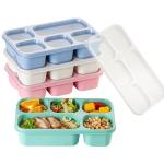 4 Pack Bento Box Meal Prep Containers
