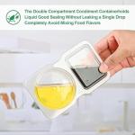 20 Sets of Reusable Snack Containers with Lids