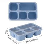4 Pack Bento Box Meal Prep Containers
