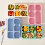 4 Pack Bento Box Meal Prep Containers