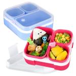 Genteen Kids Snack Containers with Dividers - 3 Compartment
