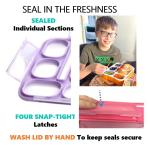 Bento Box Lunch Set - 3 Compartment Containers