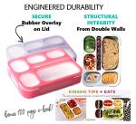 Bento Box Lunch Set - 3 Compartment Containers