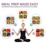 5 Pack Compartment Bento Lunch Box Set