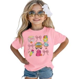 Cute First Day of School T-Shirt for Girls