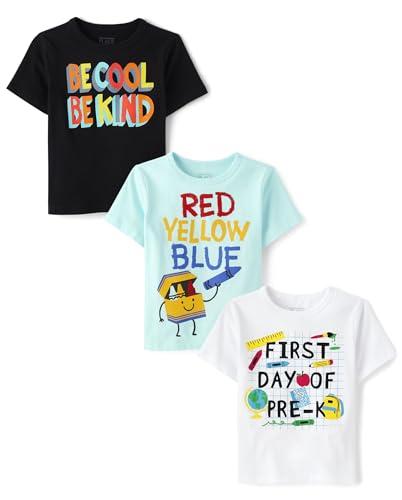THE CHILDREN'S PLACE toddler boys' graphic T-shirts 3-Pack