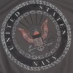 U.S. Navy Inverted Logo T-Shirt & Stickers