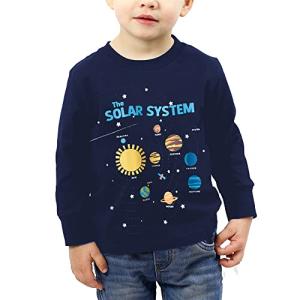 Kids' Long Sleeve Space Planet Graphic Shirt