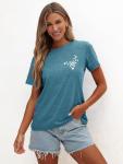 Sea Turtle Graphic Tee for Women - Green