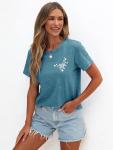 Sea Turtle Graphic Tee for Women - Green