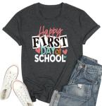 Back to School Teacher Graphic T-Shirt for Women