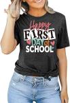 Back to School Teacher Graphic T-Shirt for Women