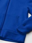 Boys' Blue Zip-Up Fleece Hoodie - Medium