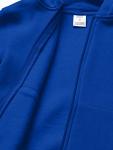 Boys' Blue Zip-Up Fleece Hoodie - Medium