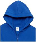 Boys' Blue Zip-Up Fleece Hoodie - Medium