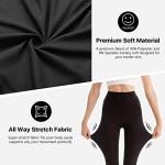 Buttery Soft High Waisted Yoga Leggings, Black