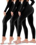 3 Pack High Waisted Tummy Control Leggings