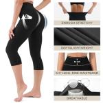 Women's High Waisted Workout Capris with Pockets