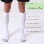 3-Pack Compression Socks for Men and Women