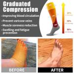 Bluemaple 6 Pack Compression Socks for All Activities