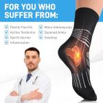 Coolmax Compression Socks for Plantar Fasciitis Relief