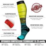 Bluemaple 6 Pack Compression Socks for All Activities