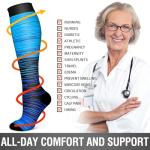 Bluemaple 6 Pack Compression Socks for All Activities