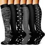 Copper Compression Socks for Men and Women 6 Pack