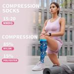 Compression Socks for Men and Women - 6 Pairs