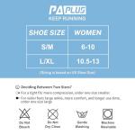 PAPLUS Women’s Compression Ankle Socks (6 Pairs)