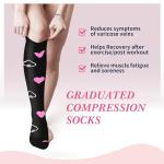 Compression Socks for Men and Women - 6 Pairs