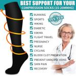 Copper Compression Socks for Men and Women 6 Pack