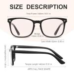 Hunsquer Blue Light Glasses for Computer Use