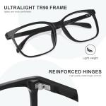 Hunsquer Blue Light Blocking Glasses for Everyone