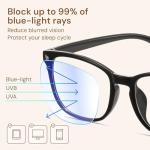 3-Pack Stylish Blue Light Blocking Glasses