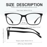 Hunsquer Blue Light Blocking Glasses for Everyone