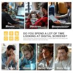 Hunsquer Blue Light Blocking Glasses for Everyone