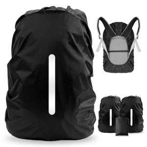 Waterproof Reflective Rain Cover for Backpacks - 2 Pack