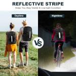 Waterproof Reflective Rain Cover for Backpacks - 2 Pack