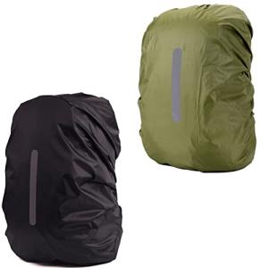 2-Pack Ultralight Waterproof Backpack Rain Covers