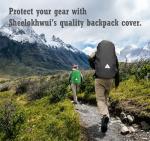 Waterproof Heavy-Duty Backpack Rain Cover with Pouch